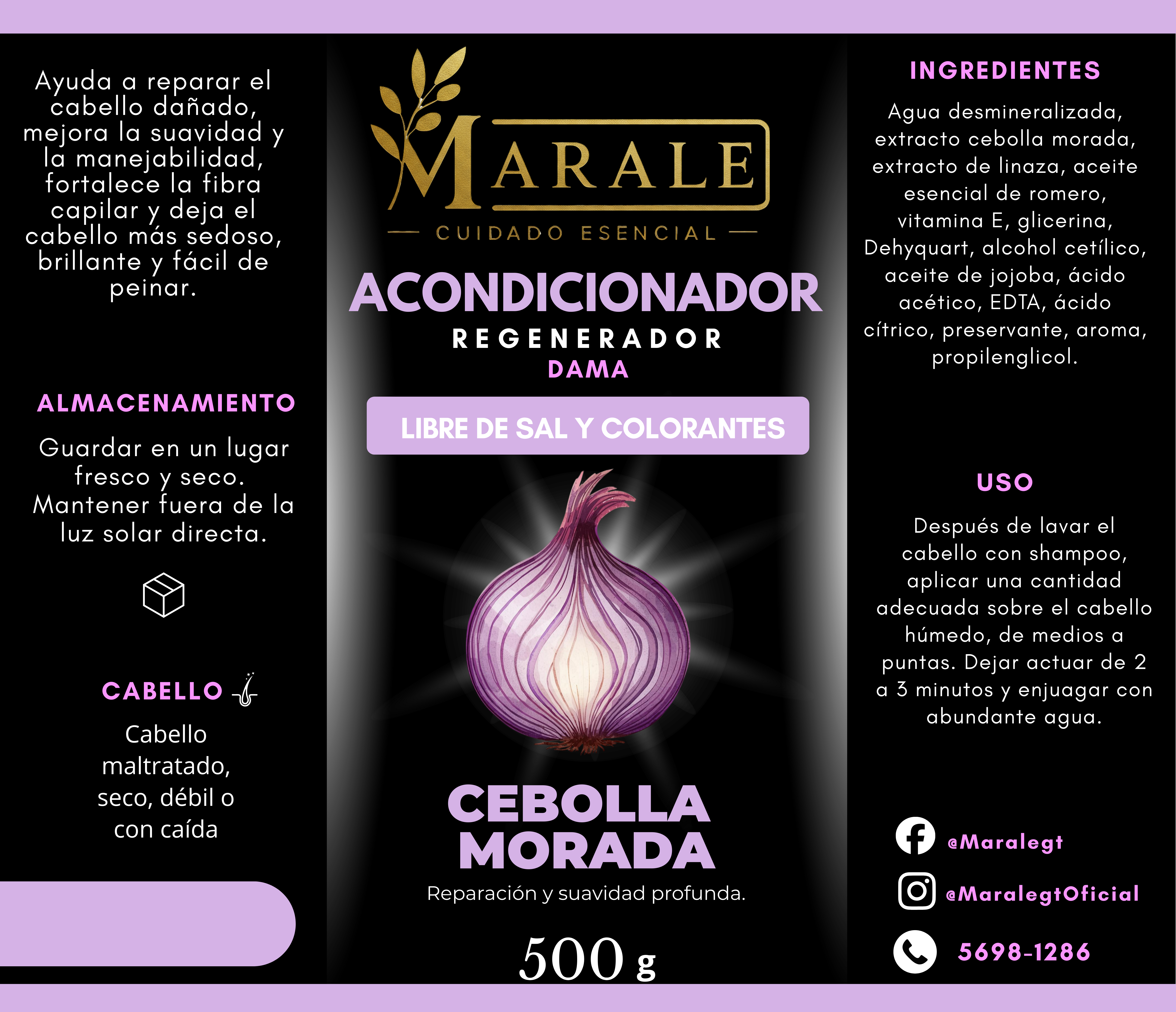 Shampoo Manzanilla, Miel y Linaza